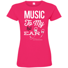 Load image into Gallery viewer, &quot;Music To My Ear...&quot; Ladies&#39; Fine Jersey T-Shirt