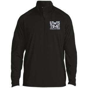 UWS TIME COLLECTION (white print) 1/2 Zip Raglan Performance Pullover