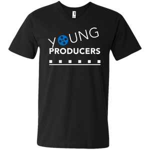 YOUNG PRODUCERS Men's Printed V-Neck T-Shirt