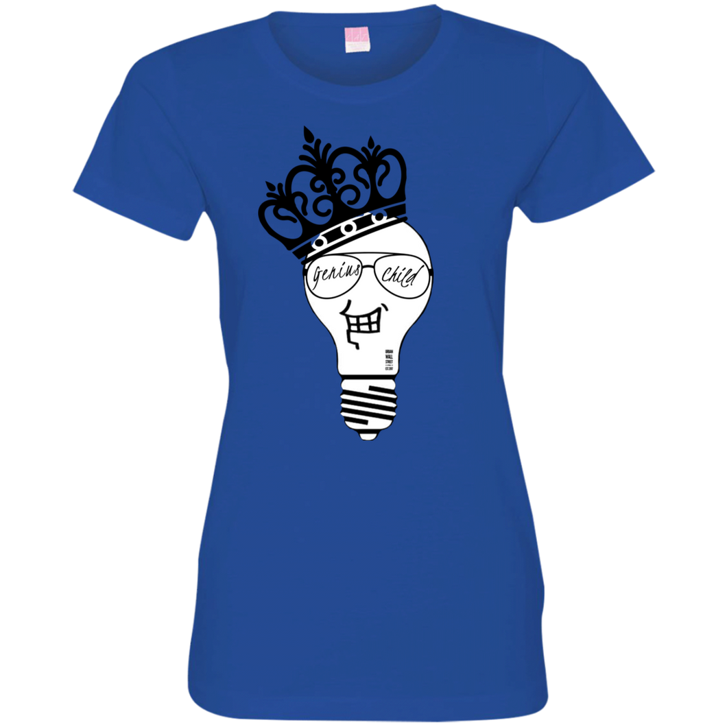 Genius Child (cheez grin) Ladies' Fine Jersey T-Shirt