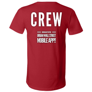 UWS LOGO Crew Bella + Canvas Unisex Jersey SS V-Neck T-Shirt