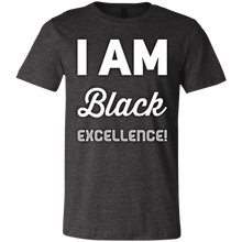 Load image into Gallery viewer, I AM BLACK EXCELLENCE Youth Jersey Short Sleeve T-Shirt