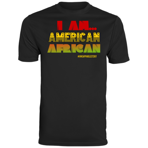 I AM AMERICAN AFRICAN Men's Wicking T-Shirt