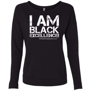 I AM BLACK EXCELLENCE Ladies' French Terry Scoop