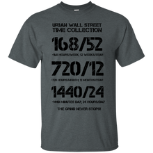 Load image into Gallery viewer, Urban Wall Street Time Collection - Black print T-Shirt