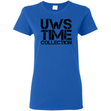 Load image into Gallery viewer, UWS Time Collection logo! Black print Ladies T-Shirt