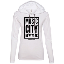 Load image into Gallery viewer, MUSIC CITY NEW YORK Ladies&#39; LS T-Shirt Hoodie