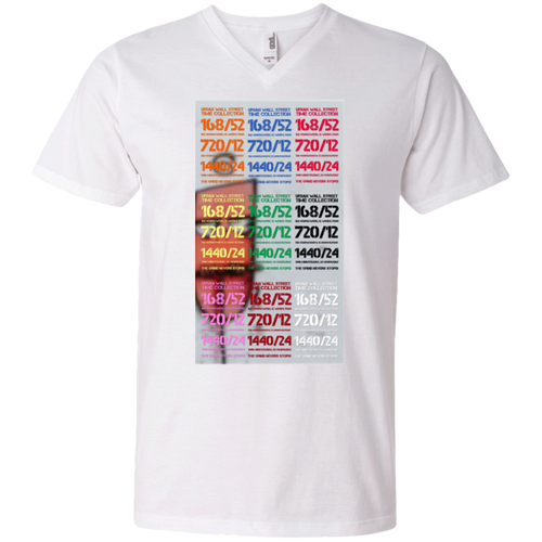 UWS TC Poster Men's Printed V-Neck T-Shirt