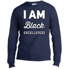 Load image into Gallery viewer, I AM BLACK EXCELLENCE LS Made in the US T-Shirt