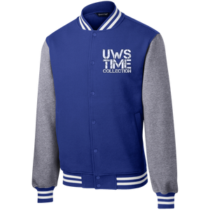 UWS TIME COLLECTION Men's Fleece Letterman Jacket