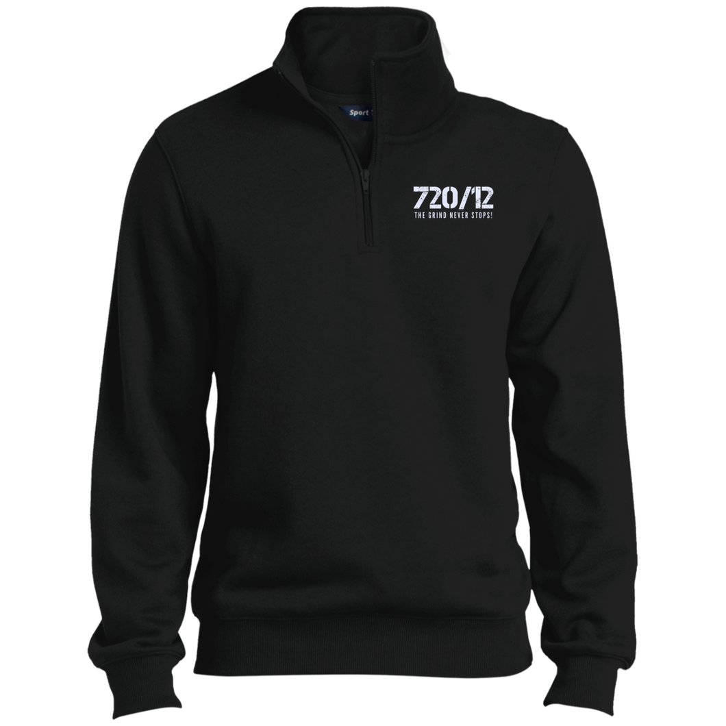 720/12 TGNS! (White Print) Sport-Tek 1/4 Zip Sweatshirt