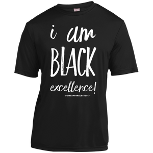 I AM BLACK EXCELLECE Youth Moisture-Wicking T-Shirt