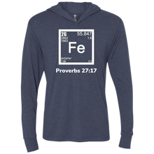 Load image into Gallery viewer, Fe-Proverbs1 Unisex Triblend LS Hooded T-Shirt
