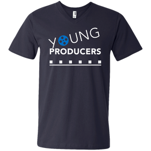 YOUNG PRODUCERS Men's Printed V-Neck T-Shirt