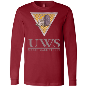 UWS LOGO Crew Bella + Canvas Men's Jersey LS T-Shirt