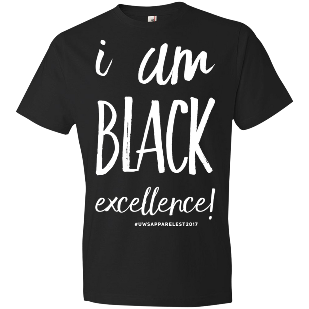 I AM BLACK EXCELLENCE Youth Lightweight T-Shirt 4.5 oz