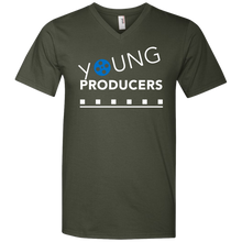 Load image into Gallery viewer, YOUNG PRODUCERS Men&#39;s Printed V-Neck T-Shirt