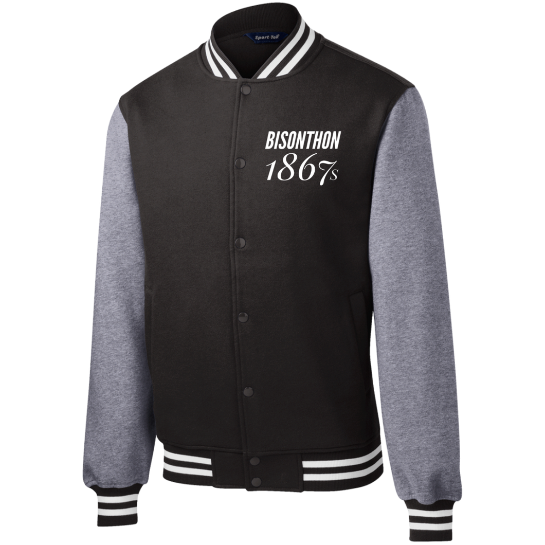 BISONTHON 1867 Fleece Letterman Jacket