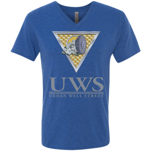 UWS LOGO Crew Next Level Men's Triblend V-Neck T-Shirt