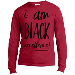 I AM BLACK EXCELLENCE LS Made in the US T-Shirt