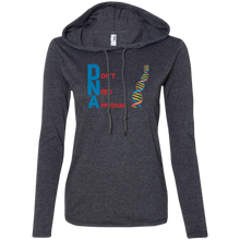 Load image into Gallery viewer, DNA - Don&#39;t Need Approval Ladies&#39; LS T-Shirt Hoodie