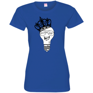 Genius Child (b/w grin)  Ladies' Fine Jersey T-Shirt