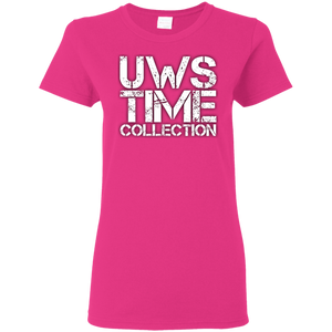 UWS Time Collection logo! White print Ladies T-Shirt