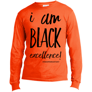 I AM BLACK EXCELLENCE LS Made in the US T-Shirt
