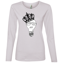 Load image into Gallery viewer, Genius Child (1999 w/crown) Ladies&#39; Lightweight LS T-Shirt