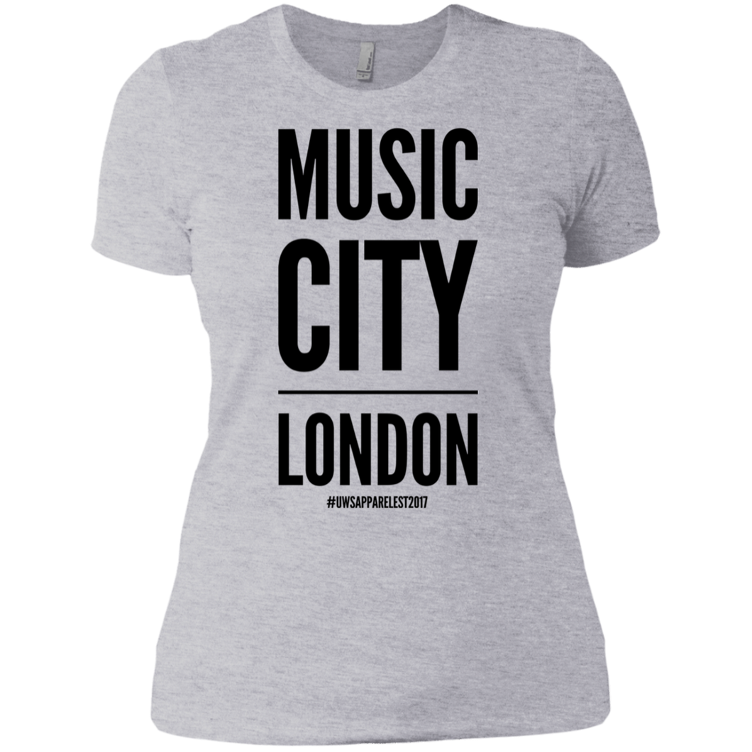 MUSIC CITY LONDON Ladies' Boyfriend T-Shirt