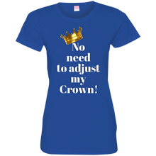 Load image into Gallery viewer, NO NEED TO ADJUST MY CROWN Ladies&#39; Fine Jersey T-Shirt