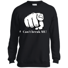Load image into Gallery viewer, YOU CAN&#39;T BREAK ME Port and Co. Youth Crewneck Sweatshirt