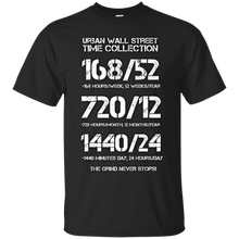 Load image into Gallery viewer, Urban Wall Street Time Collection - White print T-Shirt