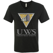 Load image into Gallery viewer, UWS LOGO Crew Next Level Men&#39;s Triblend V-Neck T-Shirt