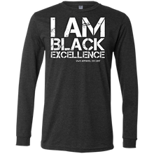 Load image into Gallery viewer, I AM BLACK EXCELLENCE Men&#39;s Jersey LS T-Shirt