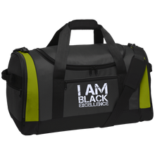 Load image into Gallery viewer, I AM BLACK EXCELLENCE Travel Sports Duffel