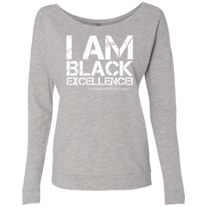 I AM BLACK EXCELLENCE Ladies' French Terry Scoop