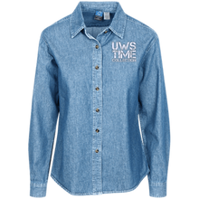 Load image into Gallery viewer, UWS TIME COLLECTION Ladies&#39; LS Denim Shirt