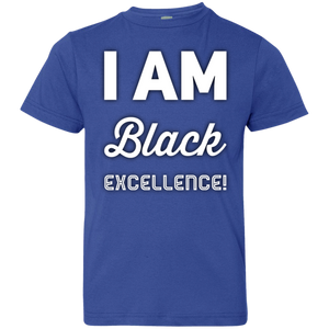 I AM BLACK EXCELLENCE Youth Jersey T-Shirt