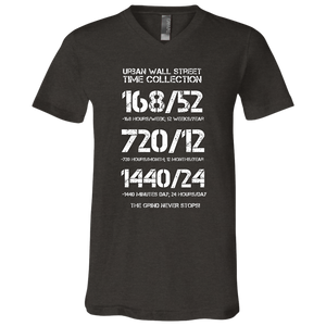 UWS Time Collection Unisex Jersey SS V-Neck T-Shirt