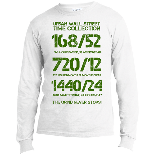 UWS Time Collection LS Made in the US T-Shirt (Green print)