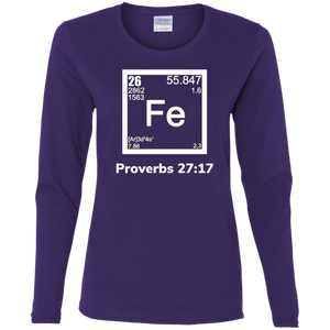Fe-Proverbs Ladies' Cotton LS T-Shirt