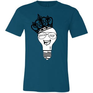 Genius Child (b/w grin) Unisex Jersey Short-Sleeve T-Shirt