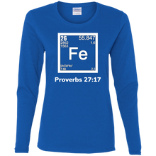 Load image into Gallery viewer, Fe-Proverbs Ladies&#39; Cotton LS T-Shirt