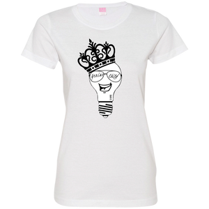 Genius Child (b/w grin)  Ladies' Fine Jersey T-Shirt