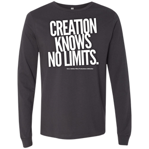 "Creation Knows No Limits" Men's Jersey LS T-Shirt
