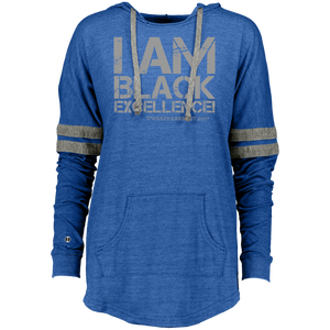 I AM BLACK EXCELLENCE Ladies Hooded Low Key Pullover