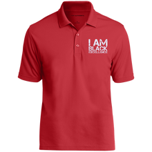 Load image into Gallery viewer, I AM BLACK EXCELLENCE UV Micro-Mesh Polo