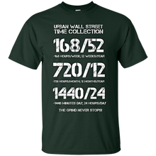 Load image into Gallery viewer, Urban Wall Street Time Collection - White print T-Shirt