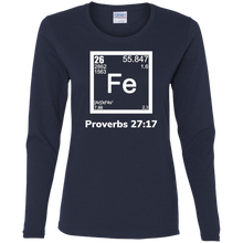 Load image into Gallery viewer, Fe-Proverbs Ladies&#39; Cotton LS T-Shirt